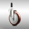 Service Caster 5 Inch 316SS Maroon Polyurethane Wheel Swivel 3/4 Inch Expanding Stem Caster SCC-SS316EX20S514-PPUB-MRN-34 - alternate 1